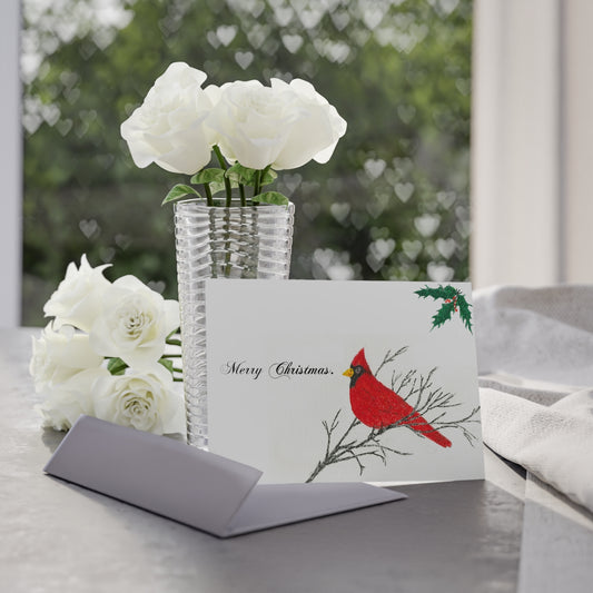 JanssenARTS Christmas Cardinal Greeting Card