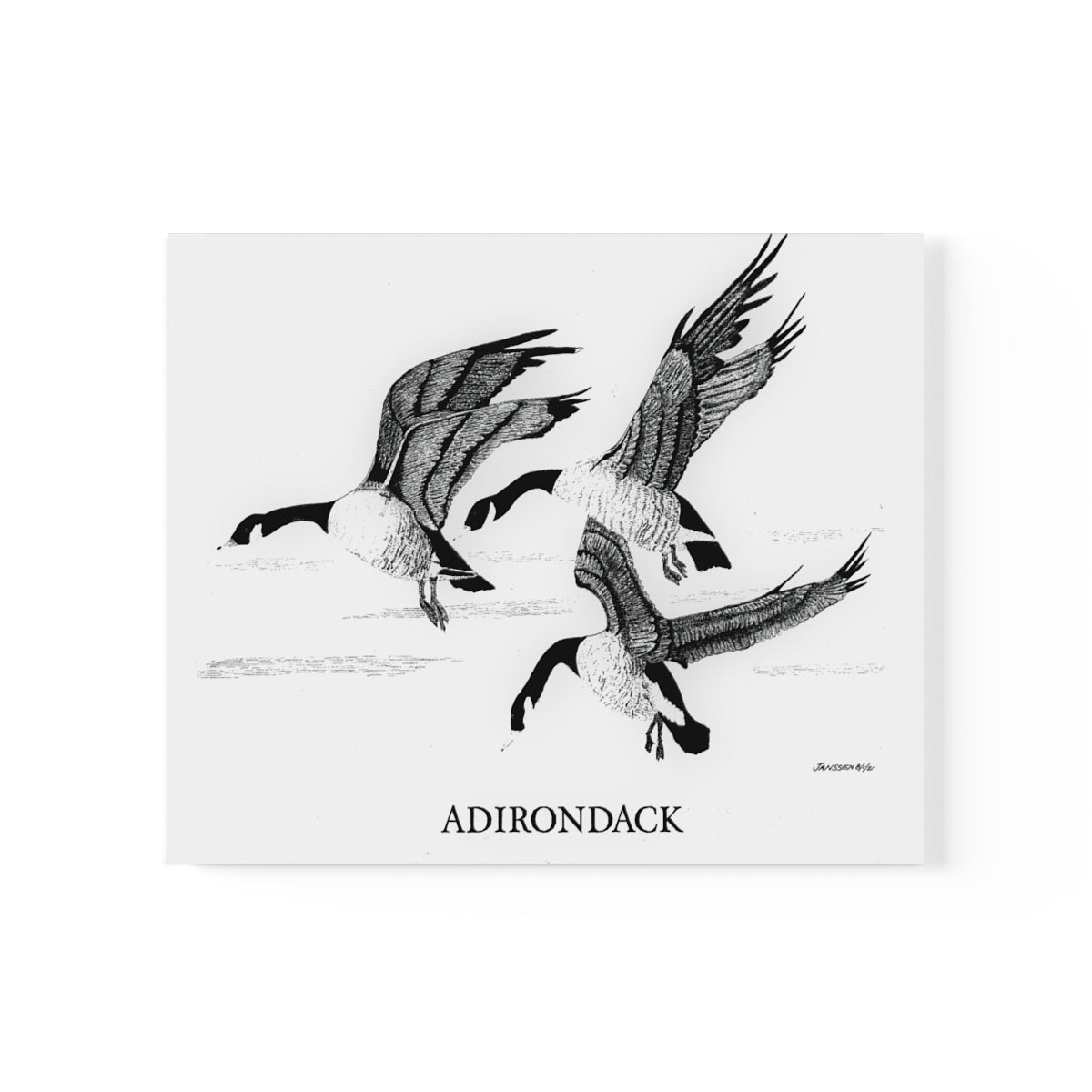 JanssenARTS Adirondack Geese Flying Print