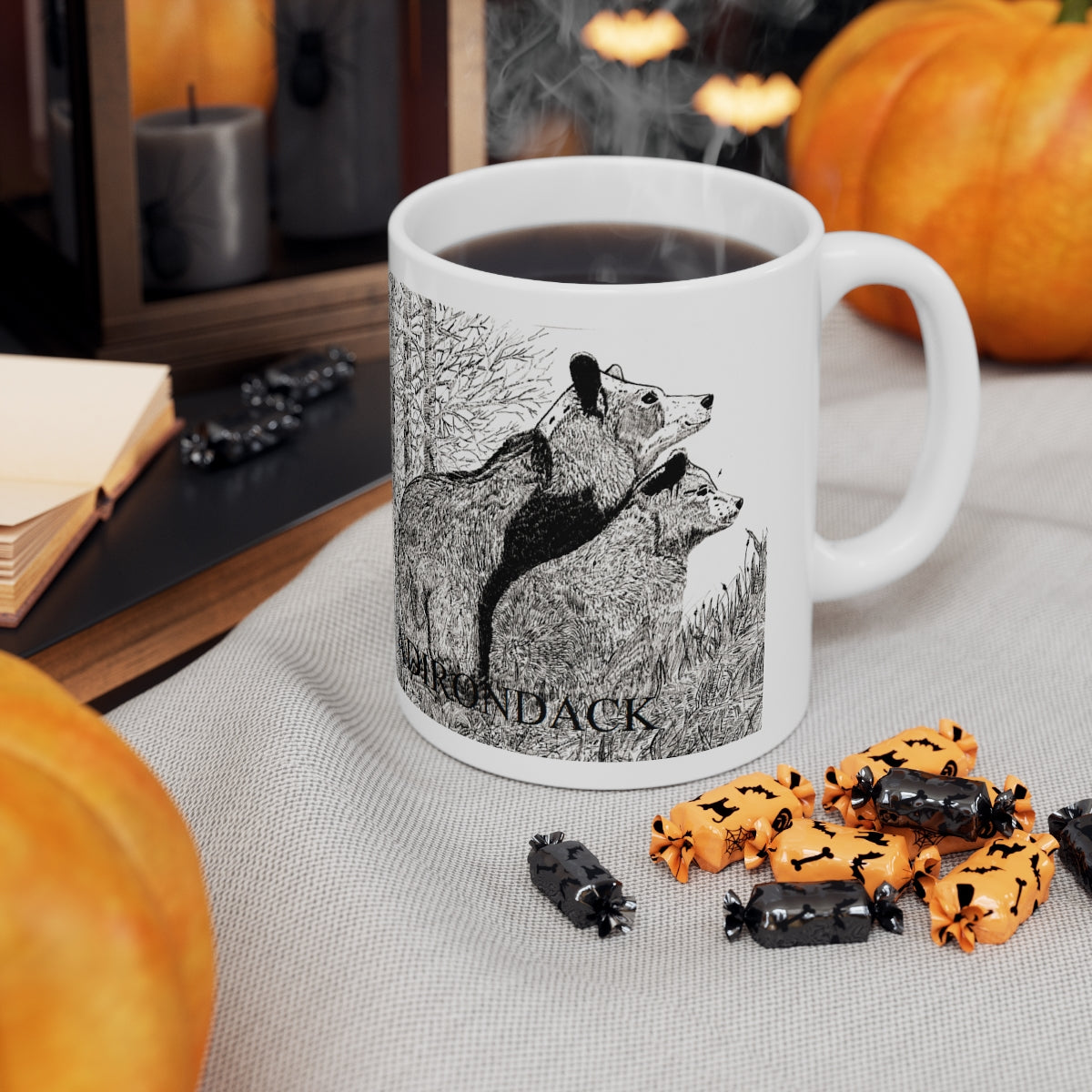 JanssenARTS Adirondack Bears Ceramic Mug