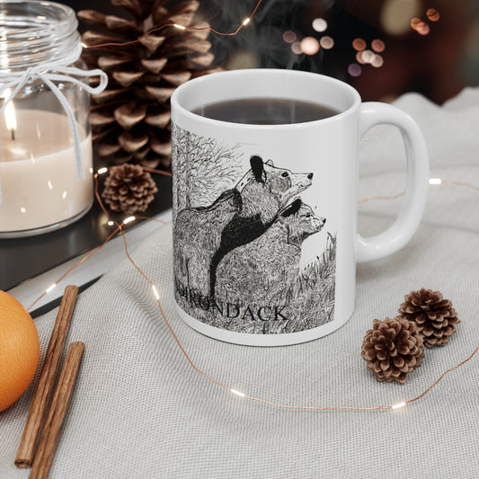 JanssenARTS Adirondack Bears Ceramic Mug