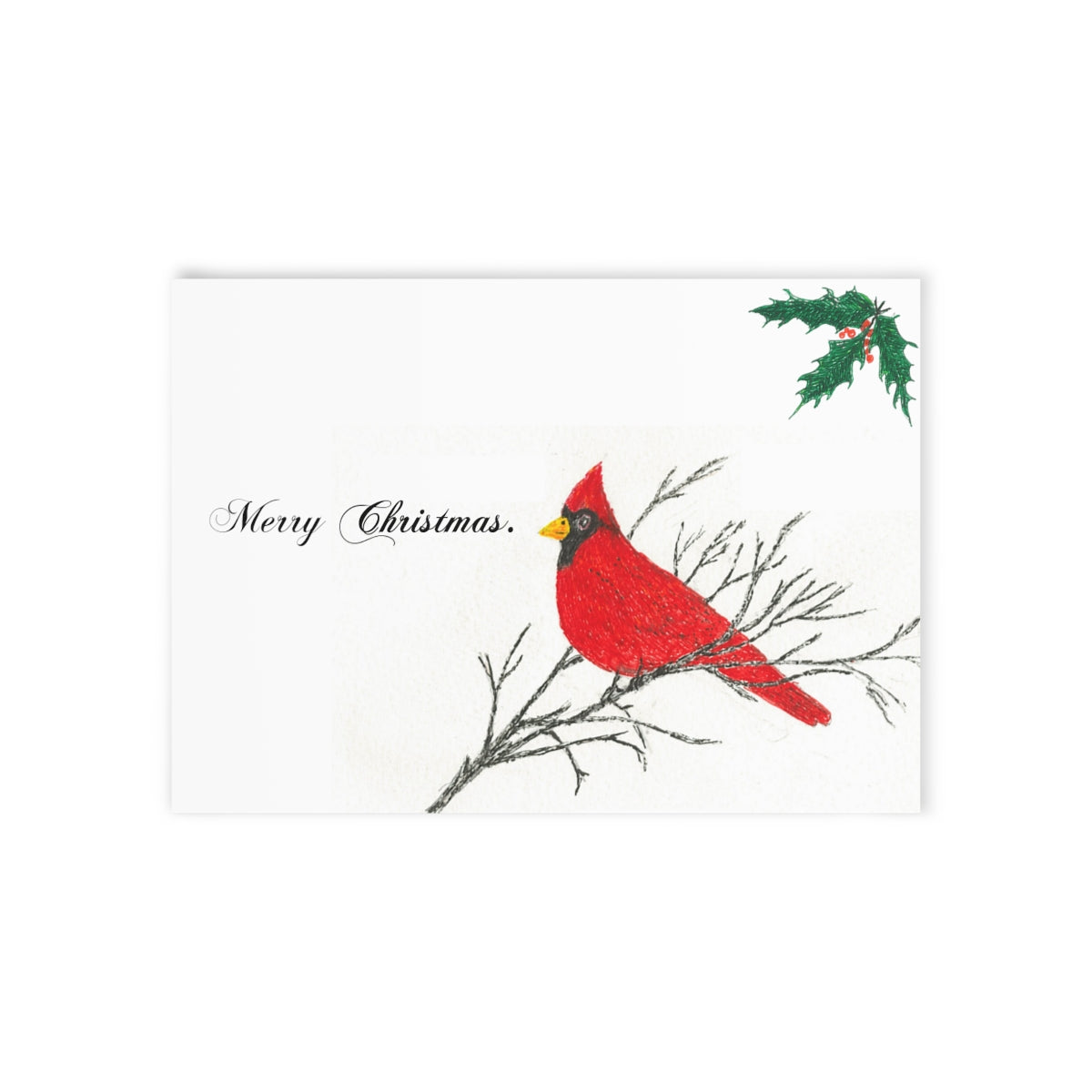 JanssenARTS Christmas Cardinal Greeting Card