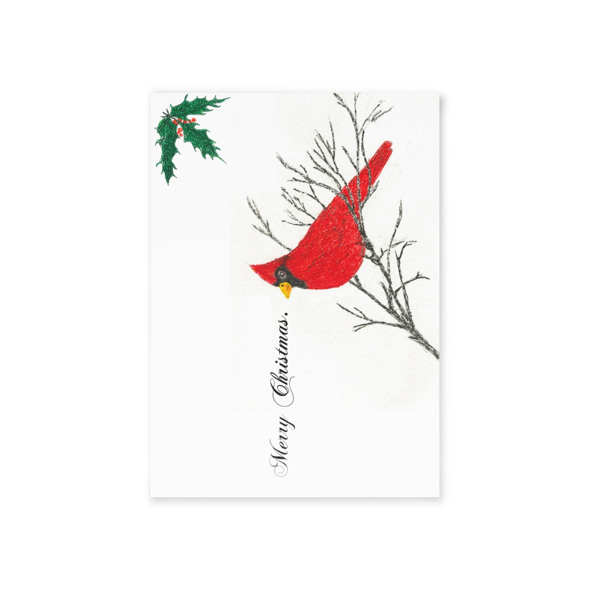 JanssenARTS Christmas Cardinal Greeting Card